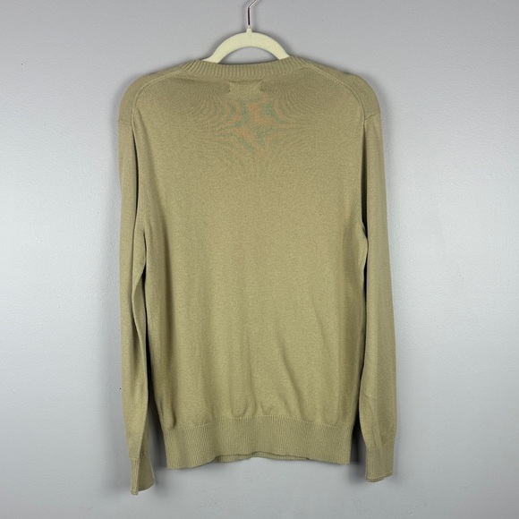 Everlane Organic Cotton Blend Casual Preppy Tan Long Sleeve Sweater Size Medium - Picture 9 of 9